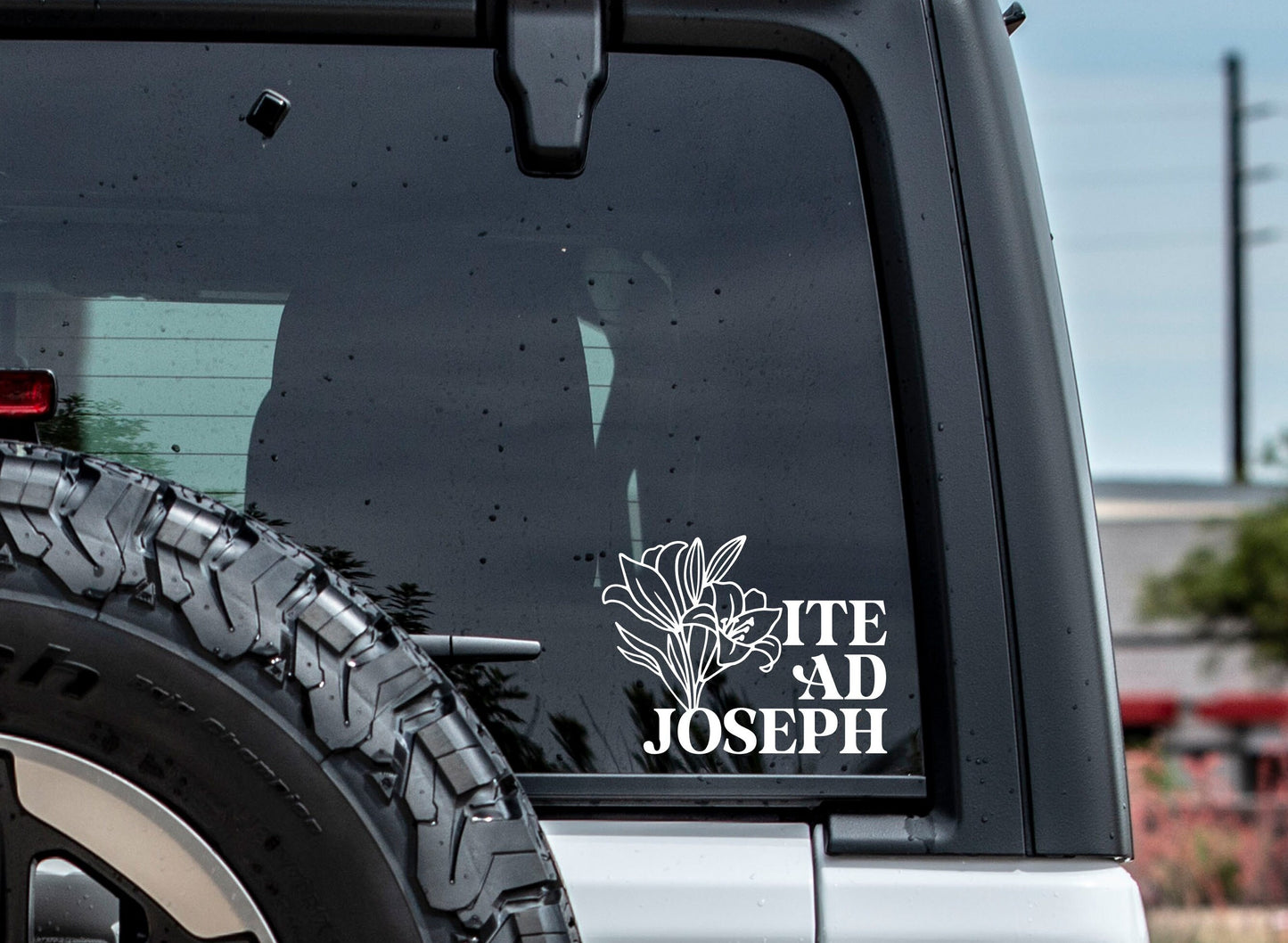 Ite Ad Joseph Car Decal