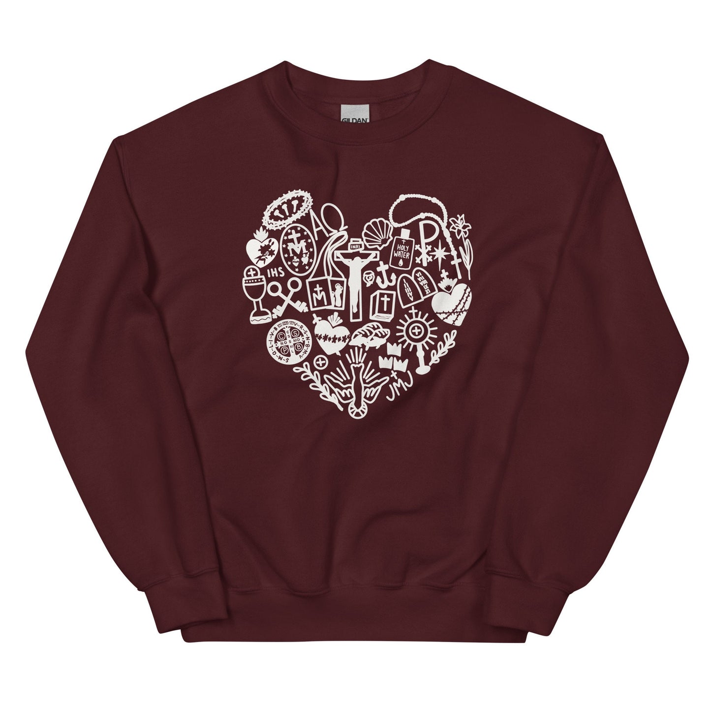 Catholic Heart Unisex Sweatshirt